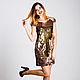 Bronze-gold dress from bilateral sequins, Dresses, Astrakhan,  Фото №1