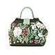 A small bag 'Blooming roses'. Valise. Pelle Volare. My Livemaster. Фото №6