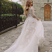 Bella Wedding dress from two different lace modesty