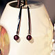 Earrings Cherry. Stud earrings. Himawari shop. Online shopping on My Livemaster.  Фото №2