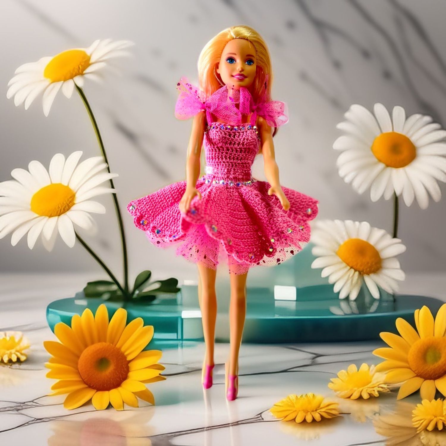 Платье для куклы Barbie праздничное FCT35