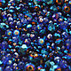 Mix of ultramarine beads. Beads1. Strana Fantazij. Интернет-магазин Ярмарка Мастеров.  Фото №2