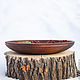 Wooden plate-Siberian cedar dish- handmade 29 cm.T20. Plates. ART OF SIBERIA. Online shopping on My Livemaster.  Фото №2