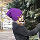 Шапочка бини из пуха норки. Шапки. Анна Безлук (Anny Bezluk). Интернет-магазин Ярмарка Мастеров.  Фото №2
