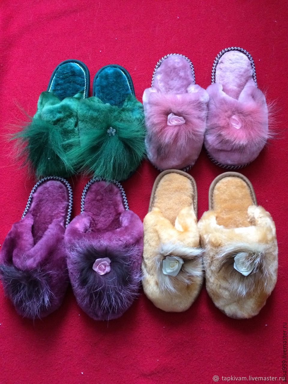 Womens Slippers Mouton, Slippers, Moscow,  Фото №1