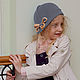 Order children's hat the Cloche V02. adis. Livemaster. . Hats1 Фото №3