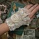 Браслет-манжета " Shabby chic ", Браслет-манжета, Москва,  Фото №1