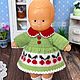 Комплект для пупсика: платье и носочки. Одежда для кукол. Anna (minidollfashion). Ярмарка Мастеров.  Фото №5