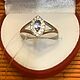 Серебряное кольцо с природным танзанитом и микро цирконами. Кольца. OLVIKSOL JEWELRY STORE. Ярмарка Мастеров.  Фото №5