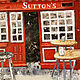 Suttons painting (red, black, city), Pictures, St. Petersburg,  Фото №1