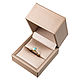 Order Vermeil ring with 6mm Sleeping Beauty turquoise (RCR6). IRStudio. Livemaster. . Rings Фото №3