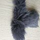 Finnish Arctic Fox gray-blue flap/natural fur. Fur. Warm gift. Online shopping on My Livemaster.  Фото №2