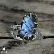 Серебряное кольцо с турмалином