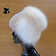 Vip hat women's fur on a knitted base fur shadow frost. Caps. Mishan (mishan). My Livemaster. Фото №6