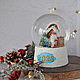  Снежный шар, снежный шар ручной работы,, Новогодние сувениры, Москва,  Фото №1