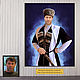 gift for birthday. Portrait in the image of an aksakal, a hussar, Fine art photographs, Moscow,  Фото №1