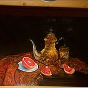 Картины и панно ручной работы. Ярмарка Мастеров - ручная работа La obra: Oriental naturaleza muerta. Handmade.