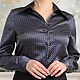 Блузка из 100% шелка «СИЯНИЕ». Блузки. Платья Anna Borovkova. Ярмарка Мастеров.  Фото №4