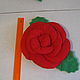 текстильная роза средняя, Цветы, Москва,  Фото №1