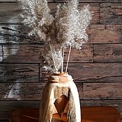 Деревянная Ваза из ореха декор для дома