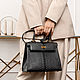 Women's bag made of genuine python leather IMP0597B. Classic Bag. CrocShop. Online shopping on My Livemaster.  Фото №2