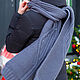 The scarf is original grey. Scarves. lfrisa. Online shopping on My Livemaster.  Фото №2