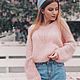 Свитер Emma из мохера, свободного кроя. Свитеры. Knitbyrimma. Интернет-магазин Ярмарка Мастеров.  Фото №2