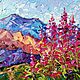 Paintings of the mountain 'While Ivan-tea blooms' oil paints, Pictures, Voronezh,  Фото №1