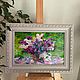 Oil Painting Lilac Flowers 18*24 cm. Pictures. White swan. Online shopping on My Livemaster.  Фото №2