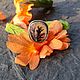 Кольцо с живописным агатом. Кольца. Karma-jewelry. Ярмарка Мастеров.  Фото №4