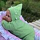 Conjunto de ropa para el recién nacido. Baby Clothing Sets. Vyazanie novorozhdennym i kukolkam. Ярмарка Мастеров.  Фото №4