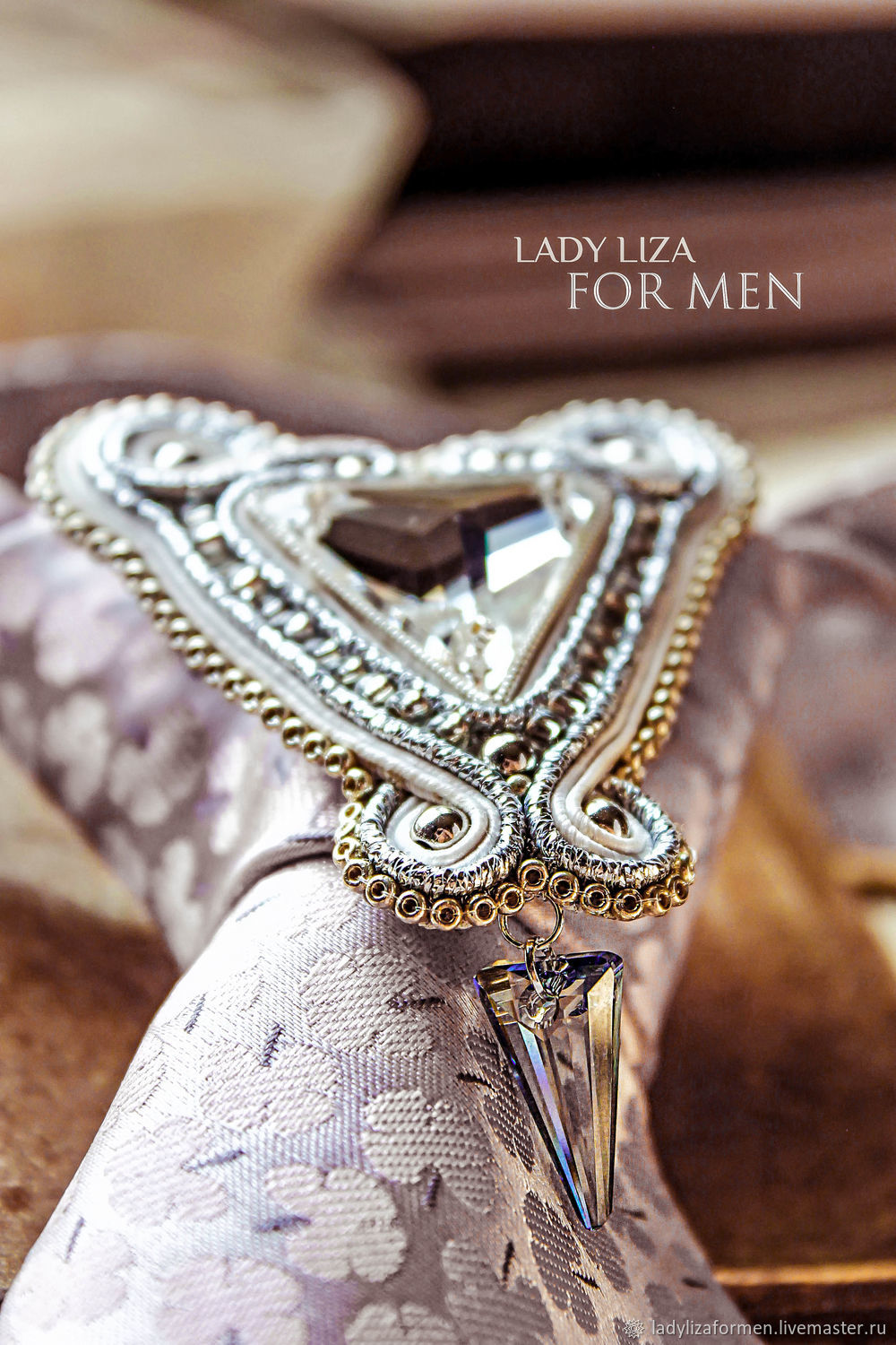 mens tie brooch