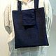 Сумка Синий синий женская сумка шоппер на плечо, Сумка-шоппер, Санкт-Петербург,  Фото №1