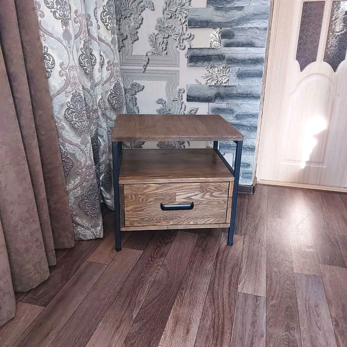 Прикроватная тумбочка лофт – заказать на Ярмарке Мастеров – PI4GWRU ...