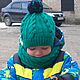 Комплект детский шапка и снуд  вязаный, , Омутнинск,  Фото №1