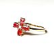 Заказать Золотое кольцо с бриллиантами и темно-оранжевыми сапфирами. Newstylejewelry. Ярмарка Мастеров. . Кольца Фото №3