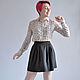 Striped skirt black lightweight mini. Skirts. Tolkoyubki. Online shopping on My Livemaster.  Фото №2