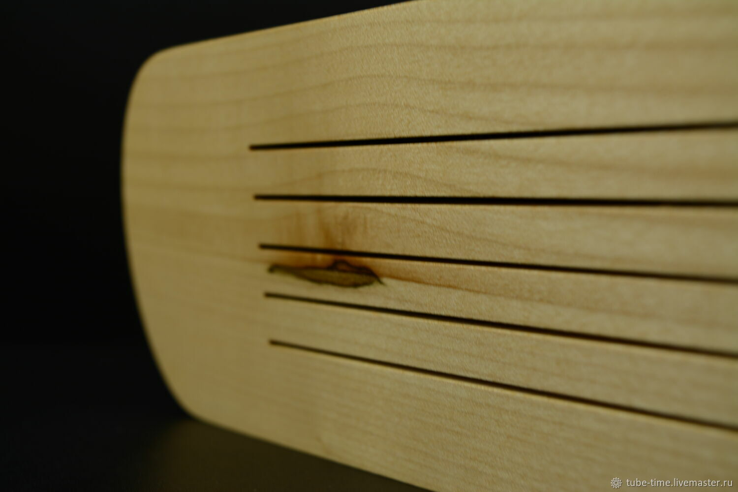 Настольные ламповые часы ИН-12 Массив клёна + Амарант – купить онлайн ...