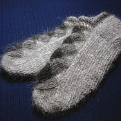 Аксессуары handmade. Livemaster - original item Men`s knitted slippers Enterlac. Handmade.