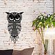 Настенный декор из металла "Совёнок". Панно. Arno Metal Decor. Ярмарка Мастеров.  Фото №4