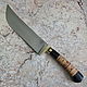 Knife 'Pchak' 95h18 birch bark. Knives. Artesaos e Fortuna. My Livemaster. Фото №5