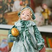 Текстильная интерьерная  кукла "Неженка"