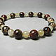 Order Bracelet with jasper and quartz hair ' Comfort'. Beautiful gifts for the good people (Alura-lights). Livemaster. . Bead bracelet Фото №3