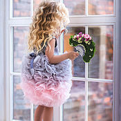 Tutu skirt is made of tulle