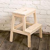 Для дома и интерьера handmade. Livemaster - original item Chair-bookcase 50cm, stool-ladder, tree, step, stepladder. Handmade.