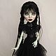 ООАК  Уэнсдей Аддамс кукла Уэнздей Wednesday Addams. Кукла Кастом. Martisha OOAK ArtDolls. Ярмарка Мастеров.  Фото №6