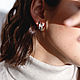 Серебряные серьги Faceted Earrings, Серьги классические, Санкт-Петербург,  Фото №1