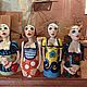 Скульптура керамическая, Портретная кукла, Москва,  Фото №1