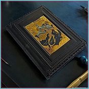 Канцелярские товары handmade. Livemaster - original item Leather diary large 