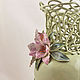Pink lilies - a vase for fresh flowers. Vases. Elena Zaychenko - Lenzay Ceramics. Online shopping on My Livemaster.  Фото №2